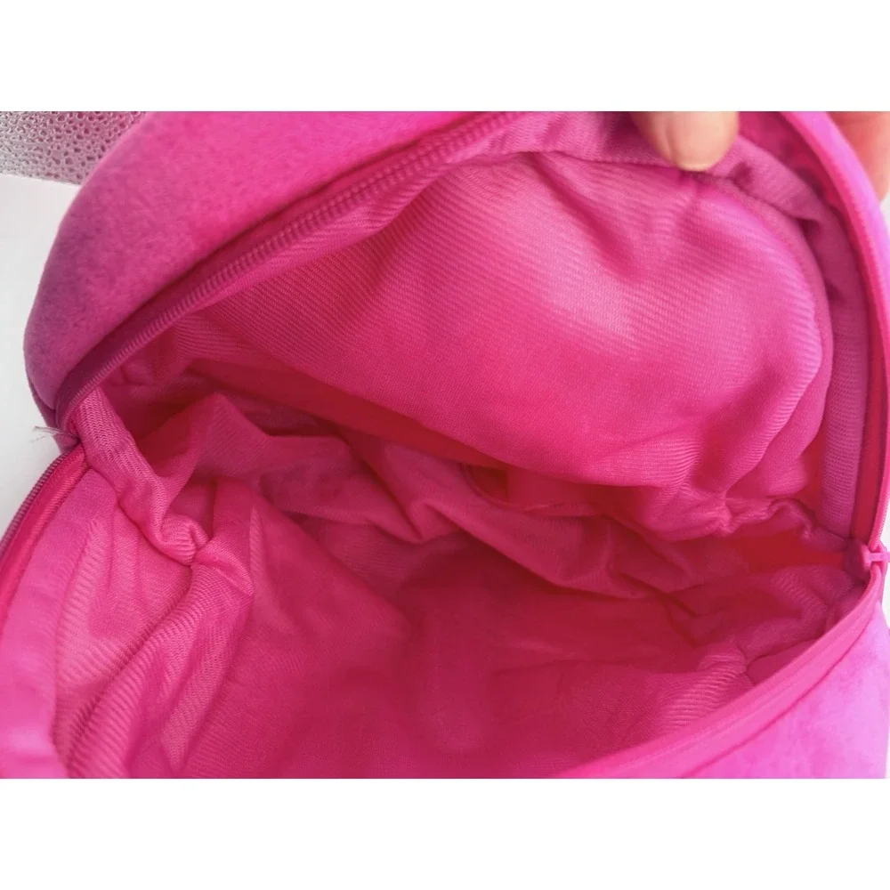 Pink Baby Shark Plush Backpack Kids Toddler Bag Soft Stuffed Toy Pink Plush